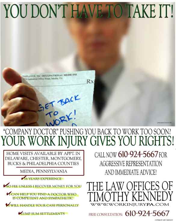 Media Workers Compensation Lawyers Yellow Pages Ad